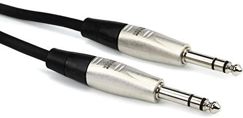 Hosa HSS-005, Pro Balanced Interconnect, REAN 1/4 in TRS to Same, 5 ft von Hosa