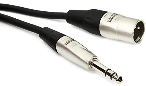 Hosa HSX-003, Pro Balanced Interconnect, REAN 1/4 in TRS to XLR3M, 3 ft von Hosa