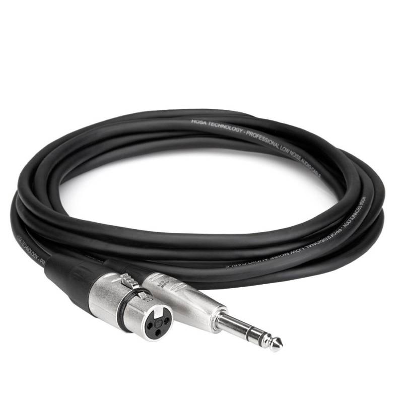 Hosa Audio Hosa HXS-003 XLR female zu Klinkenstecker 6,3mm 1m Audio-Kabel, XLR female, 6.35mm Klinkenstecker von Hosa Audio