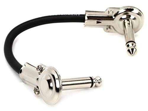 Hosa IRG-100.5, Guitar Patch Cable, Low-profile Right-angle to Same, 6 in von Hosa