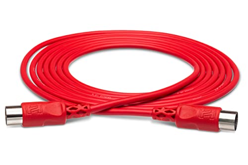 Hosa MID-305RD, MIDI Cable, 5-pin DIN to Same, 5 ft von Hosa