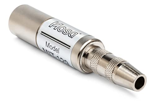 Hosa MIT-129, Impedance Transformer, 1/4 in TSF to XLR3M Hosa MIT-129, Impedance Transformer, 1/4 in TSF to XLR3M von Hosa