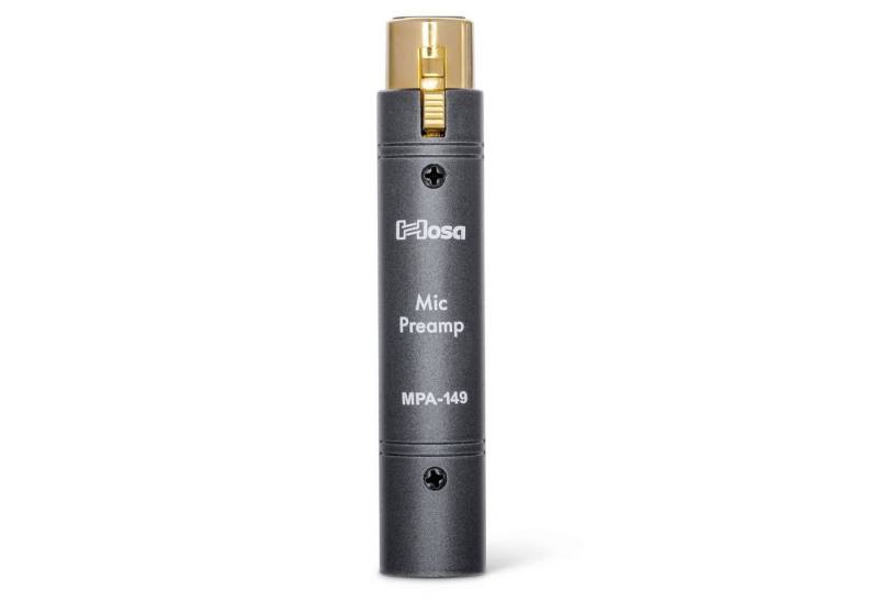 Hosa MPA-149 aktiver Preamp Mikrofon-Vorverstärker Vorverstärker (Anzahl Kanäle: 1, +26dB Gain) von Hosa