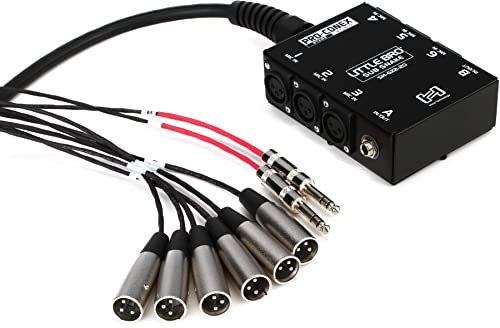 Hosa SH-6X2-20, Pro-Conex Little Bro' Sub Snake, Hosa 6 x XLR Sends and 2 x 1/4 in TRS Returns, 20 ft von Hosa