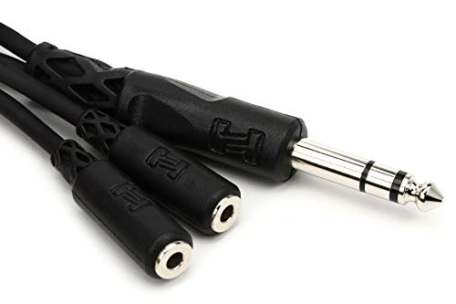 Hosa YMP-234, Y Cable, 1/4 in TRS to Dual 3.5 mm TRSF Hosa YMP-234, Y Cable, 1/4 in TRS to Dual 3.5 mm TRSF von Hosa