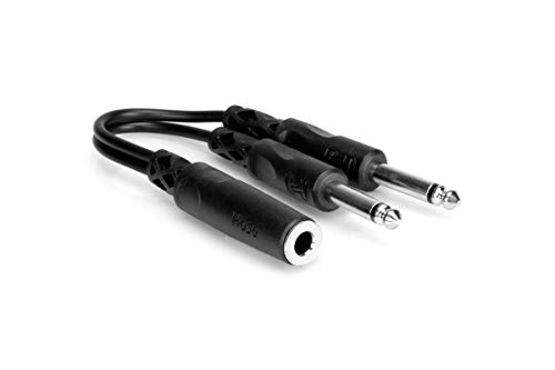 Hosa YPP-106, Y Cable, 1/4 in TSF to Dual 1/4 in TS von Hosa