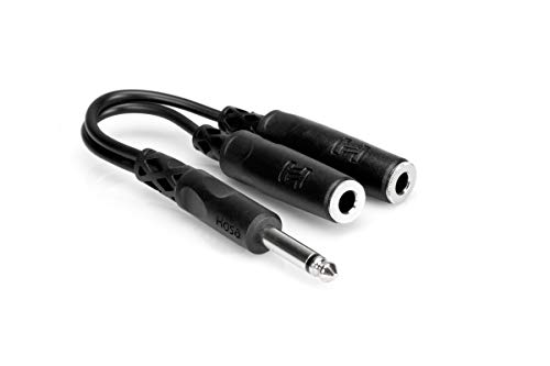 Hosa YPP-111, Y Cable, 1/4 in TS to Dual 1/4 in TSF von Hosa