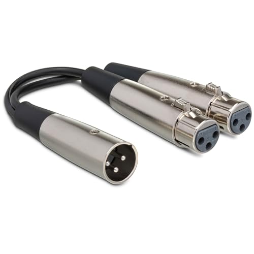 Hosa YXF-101.5, Y Cable, Dual XLR3F to XLR3M, 18 in Hosa YXF-101.5, Y Cable, Dual XLR3F to XLR3M, 18 in von Hosa