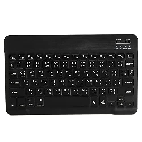 Hosi Tastatur, 10 Zoll Square Keycap Computertastatur für Smartphones für Laptops für Tablets (Thailändisch) von Hosi