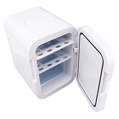 Mini-Kühlschrank, Großer Mini-Kühlschrank Zum Kühlen und Heizen mit Dimmbarem Licht für Studentenwohnheime (EU-Stecker 220 V) von Hosi