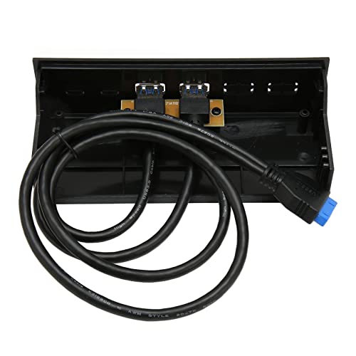 USB Front Panel Hub, 5 Gbps High Speed ​​5,25 Front Panel 2 Ports für Computergehäuse von Hosi