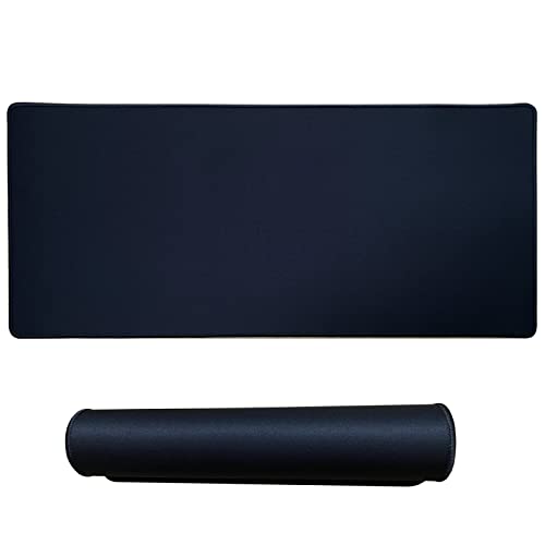 Hosimoln Gaming-Mausmatte, Large Mouse Pad Größe 80x30CM Dicke3MM, Premium-strukturiertes rutschfestes und wasserdichtes Computer-Mousepad mit genähten Kanten für Gaming/Office/Home-80x30 Black001 von Hosimoln