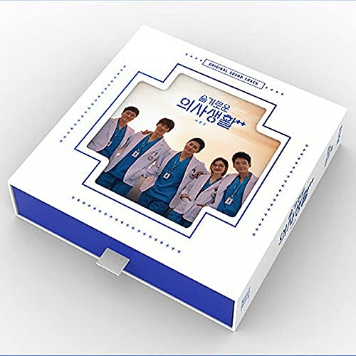 Hospital Playlist 2 OST 2021 Korea TVN Drama O.S.T 2ea CD+72p Photo Book+1ea Photo Frame+2ea Photo+1ea Sticker+1ea Film Mark+20ea Message & Sign Printing Polaroid von Hospital Playlist 2 OST