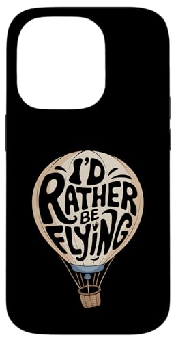 Ich fliege lieber Hülle für iPhone 14 Pro von Hot Air Balloon Design