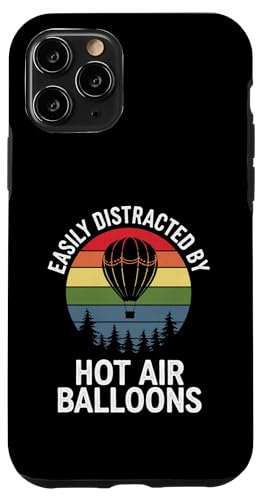 Lässt sich leicht von Heißluftballons ablenken Hülle für iPhone 11 Pro von Hot Air Balloon Design