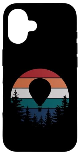 Retro Heißluftballon Hülle für iPhone 16 von Hot Air Balloon Design