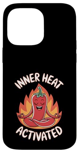 Chili-Yoga-Pose mit rotem Pfeffer, Liebhaber von scharfem Essen Hülle für iPhone 14 Pro Max Chili-Yoga-Pose mit rotem Pfeffer, Liebhaber von scharfem Essen Hülle für iPhone 14 Pro Max von Hot Chilli & Spicy Food Designs