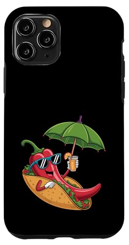 Cooles Paprika-Chili, würziges mexikanisches Essen, Sommer-Taco-Liebhaber Hülle für iPhone 11 Pro Cooles Paprika-Chili, würziges mexikanisches Essen, Sommer-Taco-Liebhaber Hülle für iPhone 11 Pro von Hot Chilli & Spicy Food Designs