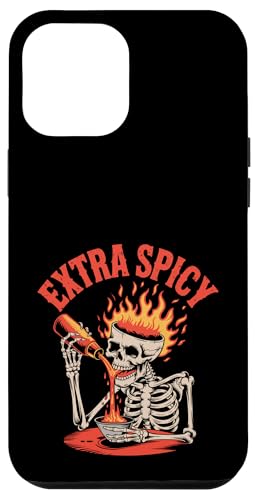 Liebhaber besonders scharfer Speisen mit rotem Pfeffer-Chili Hülle für iPhone 12 Pro Max von Hot Chilli & Spicy Food Designs