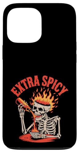 Liebhaber besonders scharfer Speisen mit rotem Pfeffer-Chili Hülle für iPhone 13 Pro Max von Hot Chilli & Spicy Food Designs