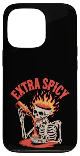 Liebhaber besonders scharfer Speisen mit rotem Pfeffer-Chili Hülle für iPhone 13 Pro von Hot Chilli & Spicy Food Designs