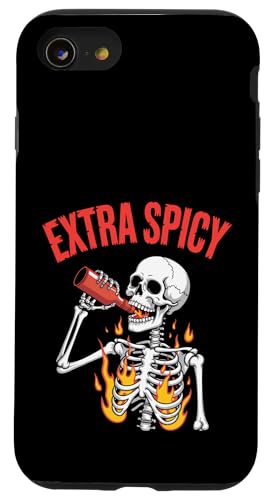 Liebhaber besonders scharfer Speisen mit rotem Pfeffer-Chili Hülle für iPhone SE (2020) / 7 / 8 von Hot Chilli & Spicy Food Designs