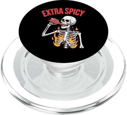 Liebhaber besonders scharfer Speisen mit rotem Pfeffer-Chili PopSockets PopGrip für MagSafe Liebhaber besonders scharfer Speisen mit rotem Pfeffer-Chili PopSockets PopGrip für MagSafe von Hot Chilli & Spicy Food Designs