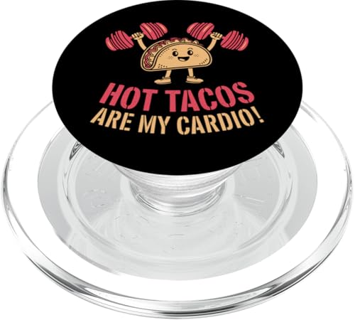Paprika, Chili, Würziges mexikanisches Essen, scharfer Taco-Liebhaber PopSockets PopGrip für MagSafe von Hot Chilli & Spicy Food Designs