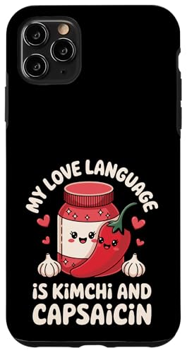 Paprika-Chili Würziges koreanisches Essen Kimchi Hülle für iPhone 11 Pro Max von Hot Chilli & Spicy Food Designs