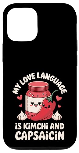 Paprika-Chili Würziges koreanisches Essen Kimchi Hülle für iPhone 12/12 Pro Paprika-Chili Würziges koreanisches Essen Kimchi Hülle für iPhone 12/12 Pro von Hot Chilli & Spicy Food Designs