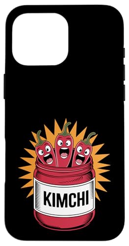 Paprika-Chili Würziges koreanisches Essen Kimchi Hülle für iPhone 16 Pro Max Paprika-Chili Würziges koreanisches Essen Kimchi Hülle für iPhone 16 Pro Max von Hot Chilli & Spicy Food Designs