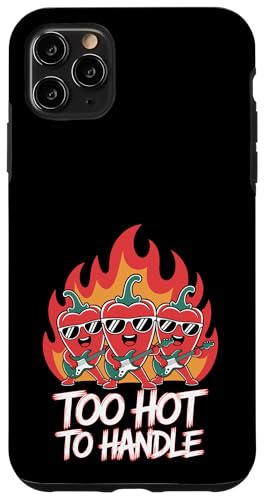Red Pepper Chili Gitarre Spicy Food Lover Hülle für iPhone 11 Pro Max von Hot Chilli & Spicy Food Designs
