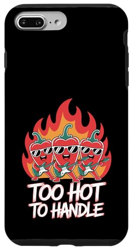 Red Pepper Chili Gitarre Spicy Food Lover Hülle für iPhone 7 Plus/8 Plus von Hot Chilli & Spicy Food Designs