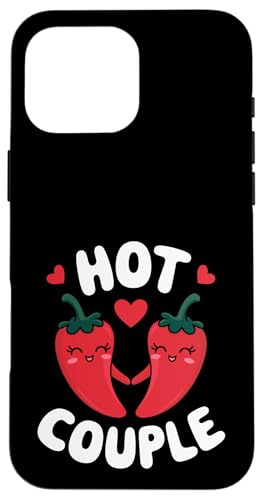 Red Pepper Chili Hot Passendes Paar für scharfes Essen Hülle für iPhone 16 Pro Max Red Pepper Chili Hot Passendes Paar für scharfes Essen Hülle für iPhone 16 Pro Max von Hot Chilli & Spicy Food Designs