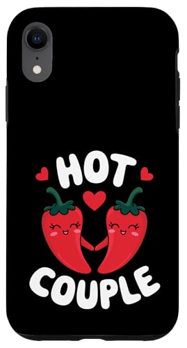 Red Pepper Chili Hot Passendes Paar für scharfes Essen Hülle für iPhone XR Red Pepper Chili Hot Passendes Paar für scharfes Essen Hülle für iPhone XR von Hot Chilli & Spicy Food Designs