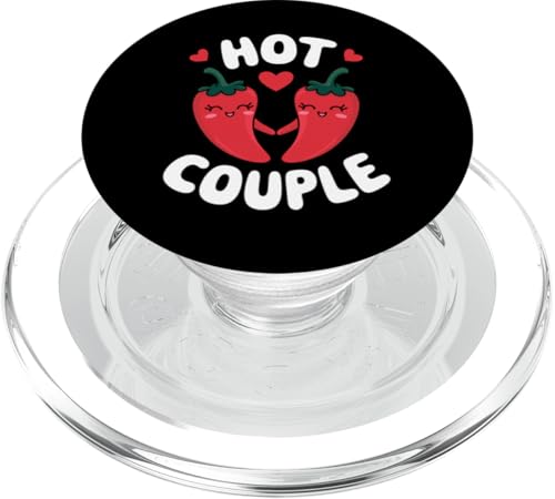 Red Pepper Chili Hot Passendes Paar für scharfes Essen PopSockets PopGrip für MagSafe Red Pepper Chili Hot Passendes Paar für scharfes Essen PopSockets PopGrip für MagSafe von Hot Chilli & Spicy Food Designs