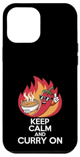 Red Pepper Chili Indisches Curry Keep Calm and Curry on Hülle für iPhone 12 Pro Max Red Pepper Chili Indisches Curry Keep Calm and Curry on Hülle für iPhone 12 Pro Max von Hot Chilli & Spicy Food Designs