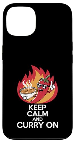 Red Pepper Chili Indisches Curry Keep Calm and Curry on Hülle für iPhone 13 Red Pepper Chili Indisches Curry Keep Calm and Curry on Hülle für iPhone 13 von Hot Chilli & Spicy Food Designs