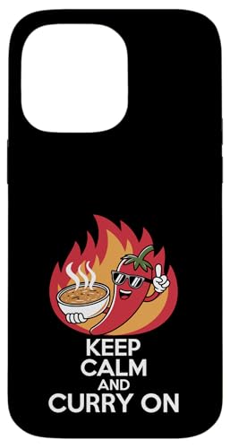 Red Pepper Chili Indisches Curry Keep Calm and Curry on Hülle für iPhone 14 Pro Max Red Pepper Chili Indisches Curry Keep Calm and Curry on Hülle für iPhone 14 Pro Max von Hot Chilli & Spicy Food Designs