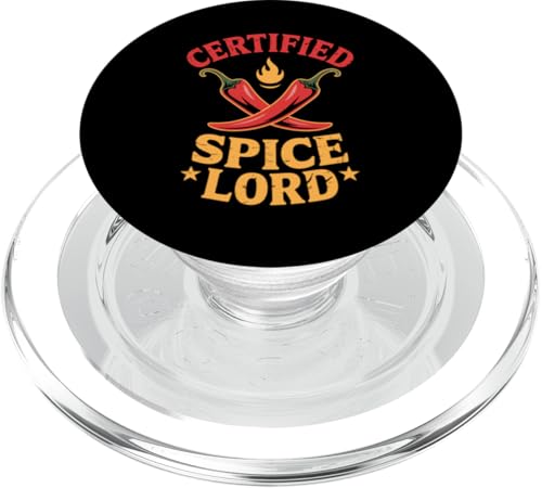 Red Pepper Chili Spice Lord Spicy Food Lover PopSockets PopGrip für MagSafe Red Pepper Chili Spice Lord Spicy Food Lover PopSockets PopGrip für MagSafe von Hot Chilli & Spicy Food Designs