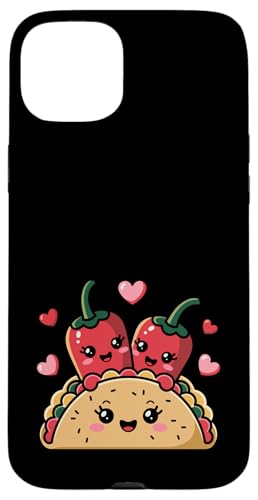 Süßer roter Pfeffer Chili würziges mexikanisches Essen Taco-Liebhaber Hülle für iPhone 15 Plus von Hot Chilli & Spicy Food Designs