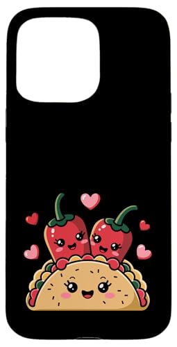 Süßer roter Pfeffer Chili würziges mexikanisches Essen Taco-Liebhaber Hülle für iPhone 15 Pro Max von Hot Chilli & Spicy Food Designs