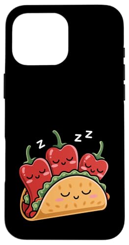 Süßer roter Pfeffer Chili würziges mexikanisches Essen Taco-Liebhaber Hülle für iPhone 16 Pro Max Süßer roter Pfeffer Chili würziges mexikanisches Essen Taco-Liebhaber Hülle für iPhone 16 Pro Max von Hot Chilli & Spicy Food Designs