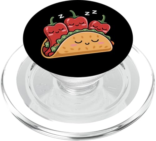 Süßer roter Pfeffer Chili würziges mexikanisches Essen Taco-Liebhaber PopSockets PopGrip für MagSafe Süßer roter Pfeffer Chili würziges mexikanisches Essen Taco-Liebhaber PopSockets PopGrip für MagSafe von Hot Chilli & Spicy Food Designs