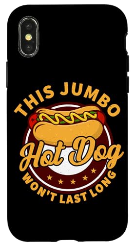 Jumbo-Hotdog-Design für Hot-Dog-Fresser Hülle für iPhone X/XS Jumbo-Hotdog-Design für Hot-Dog-Fresser Hülle für iPhone X/XS von Hot Dog Design Ideas For Hot Dog Fan