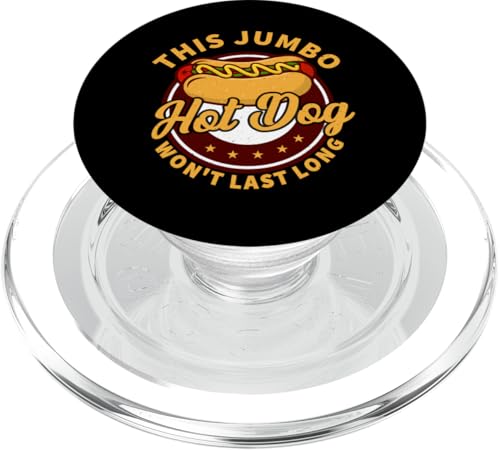 Jumbo-Hotdog-Design für Hot-Dog-Fresser PopSockets PopGrip für MagSafe Jumbo-Hotdog-Design für Hot-Dog-Fresser PopSockets PopGrip für MagSafe von Hot Dog Design Ideas For Hot Dog Fan