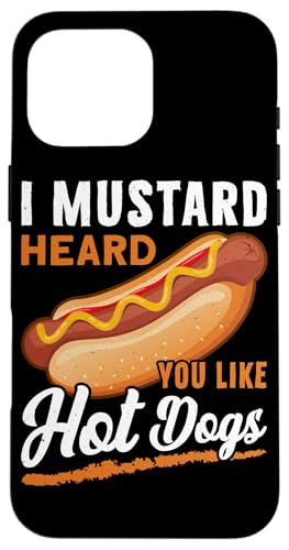 Senf und Hot Dogs Design für Frankfurter Hülle für iPhone 16 Pro Max von Hot Dog Design Ideas For Hot Dog Fan
