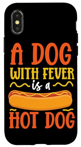 Ein Hund mit Fieber Hot Dogs Design für Hotdog Hülle für iPhone X/XS Ein Hund mit Fieber Hot Dogs Design für Hotdog Hülle für iPhone X/XS von Hot Dogs Design Ideas For Hotdog Fan