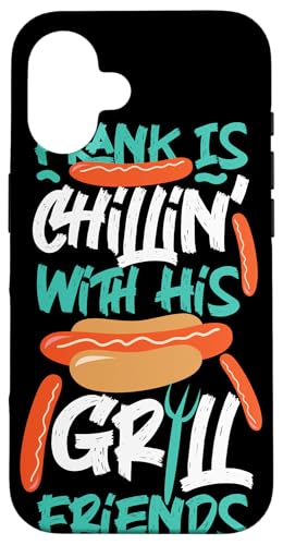 Frank With His Grill Friends Hot Dogs Design für Griller Hülle für iPhone 16 Frank With His Grill Friends Hot Dogs Design für Griller Hülle für iPhone 16 von Hot Dogs Design Ideas For Hotdog Fan