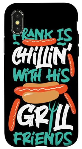 Frank With His Grill Friends Hot Dogs Design für Griller Hülle für iPhone X/XS Frank With His Grill Friends Hot Dogs Design für Griller Hülle für iPhone X/XS von Hot Dogs Design Ideas For Hotdog Fan